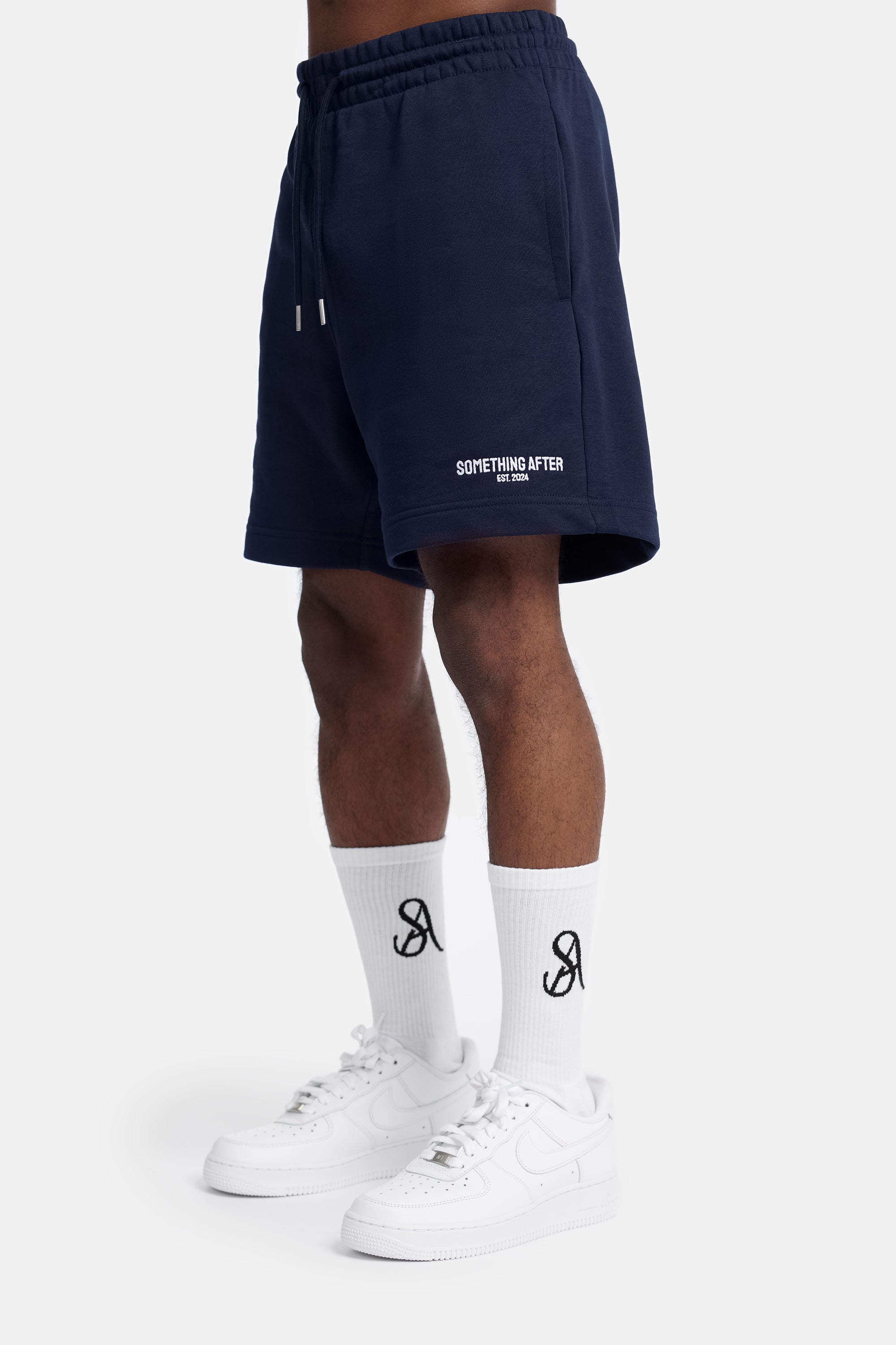 JOGGERS SHORT FRENCH NAVY